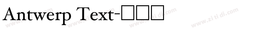 Antwerp Text字体转换